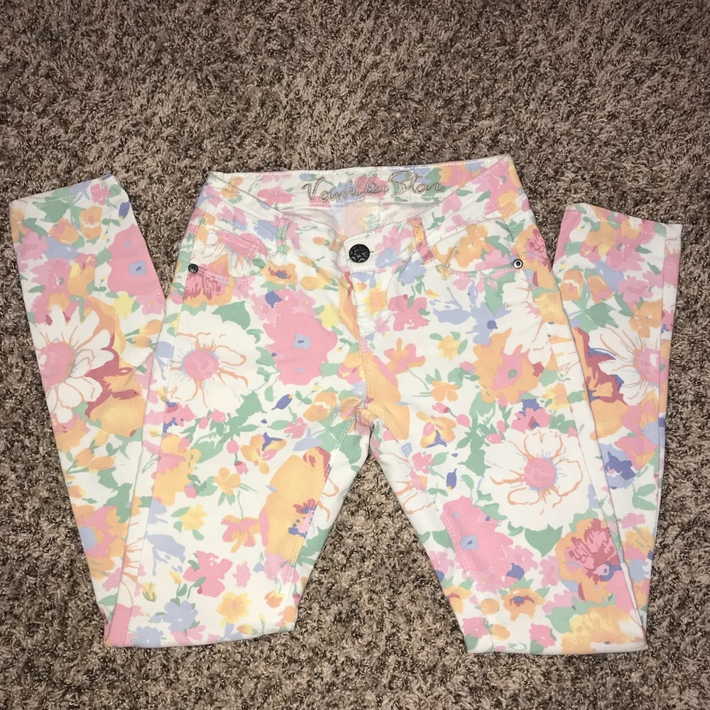 Floral pants Like New - Picture 1 of 5